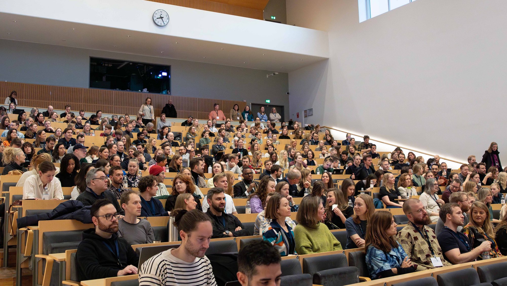 This year's PhD Day is ready to kick off on a cold January morning. Photo: Sebastian Skousgaard, AU Health.