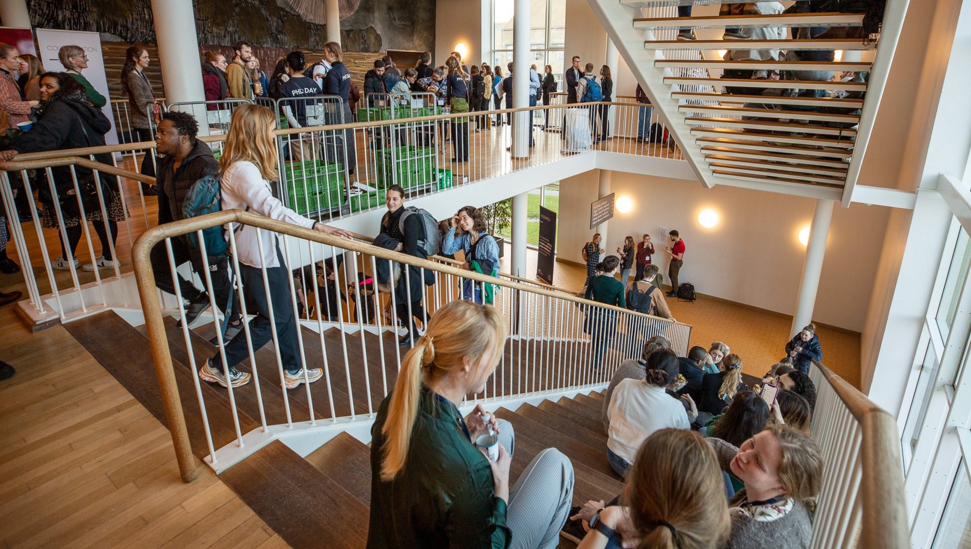 The rest of the day was spent with many poster presentations and scientific flash talks by the PhD Students at Health. Photo: Lars Kruse, AU Photo.