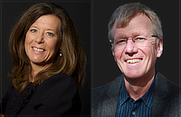 AU og AUH ansætter i fællesskab Ole Mogensen og Pernille Tine Jensen, begge professorer i gynækologisk kræft. Foto: Privat/HE KOM.